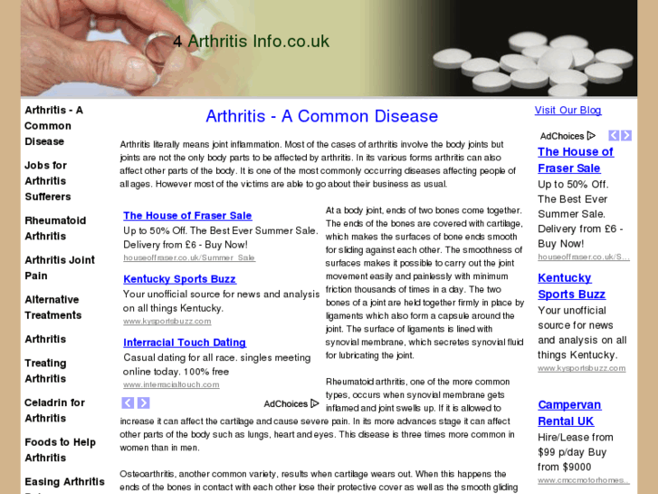 www.4arthritisinfo.co.uk