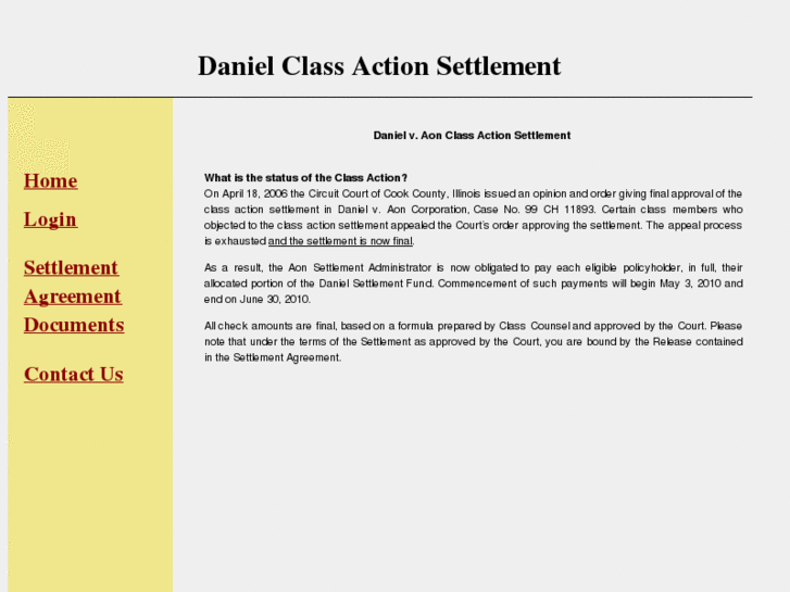 www.aon-daniel-settlement.com