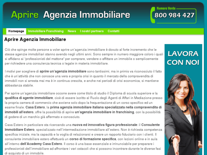 www.aprireagenziaimmobiliare.com