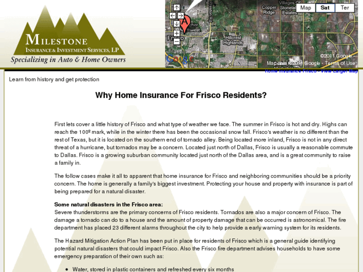 www.homeinsurancefrisco.com