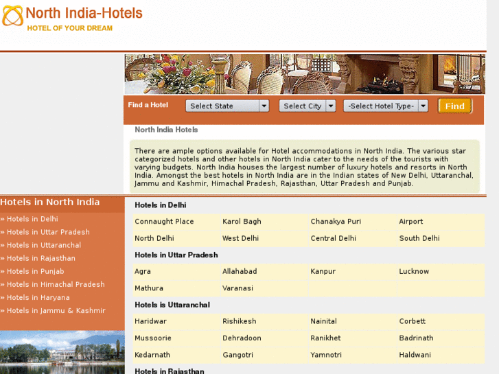 www.northindia-hotels.com