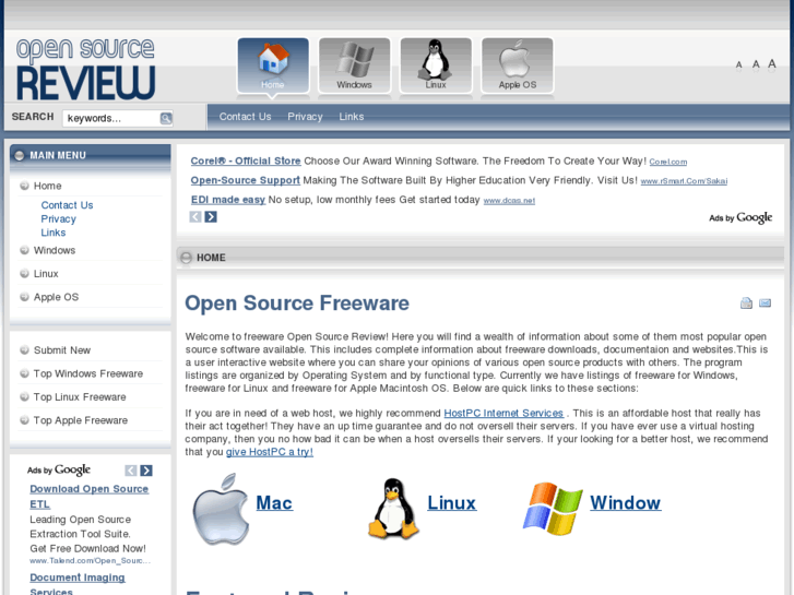 www.opensourcereview.info