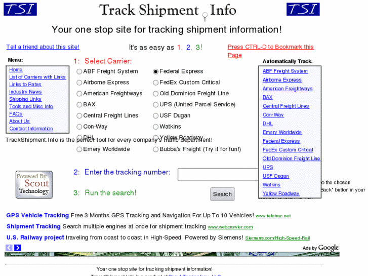 www.trackshipment.info