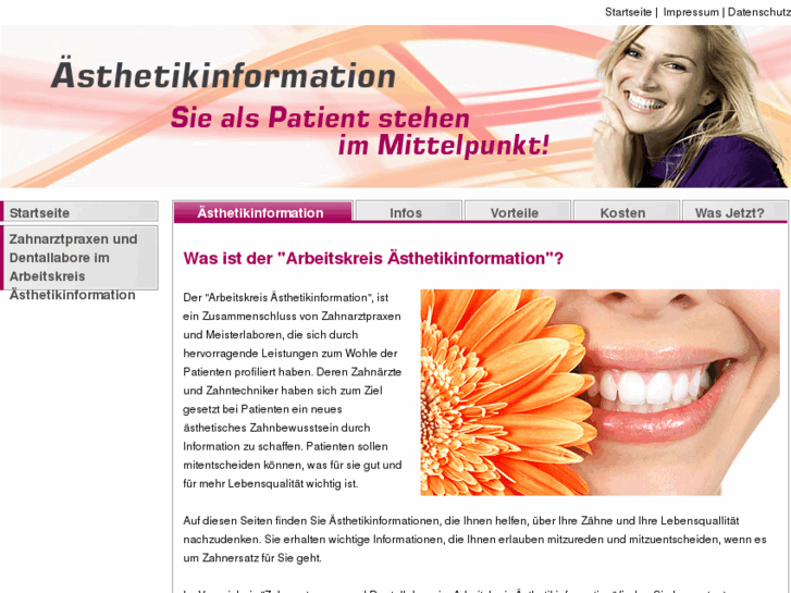 www.aesthetikinformation.de