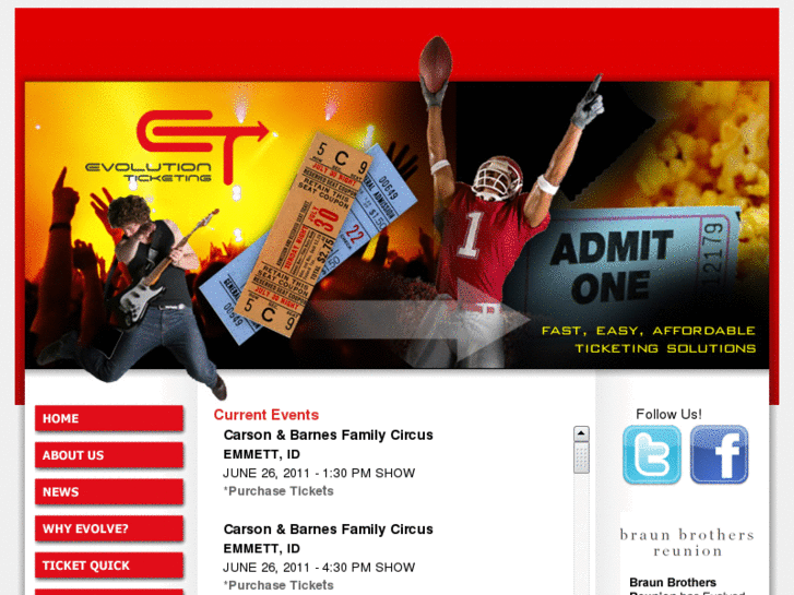 www.evolutionticketing.com