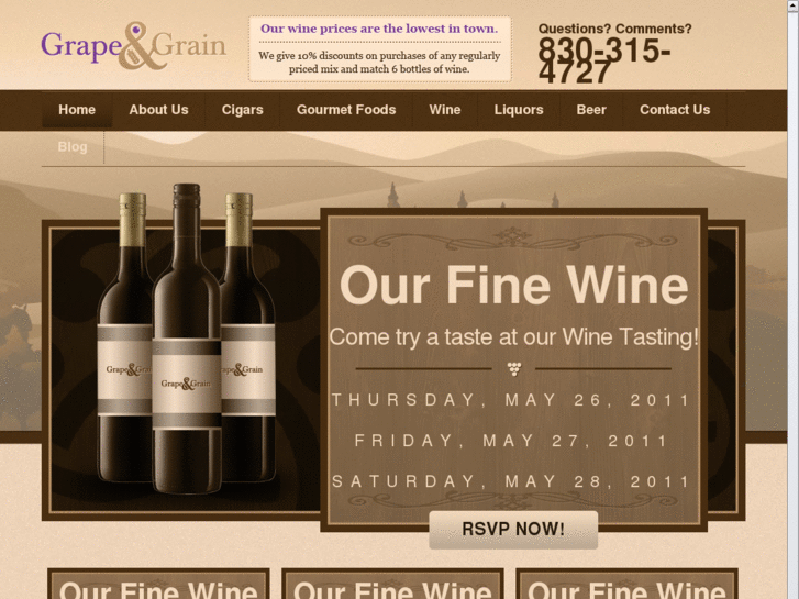 www.grapeandgrainliquors.com