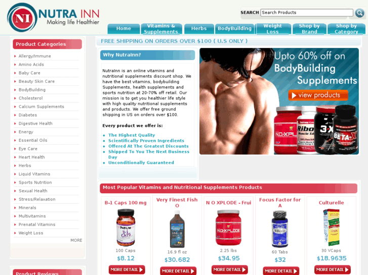 www.nutrainn.com