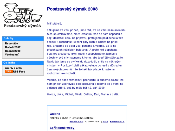 www.posazavskydymak.info