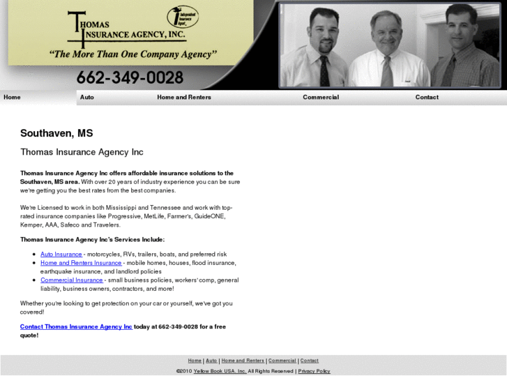 www.thomasinsuranceagencyms.com