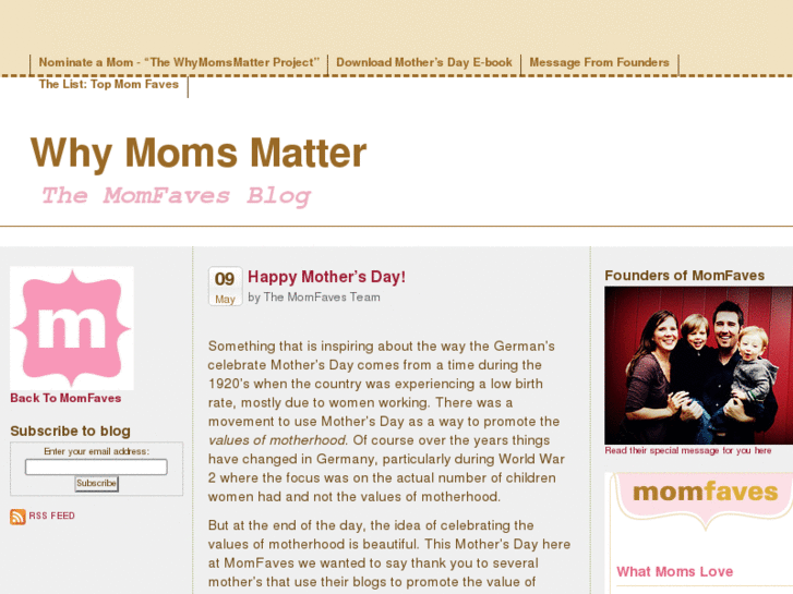 www.whymomsmatter.com