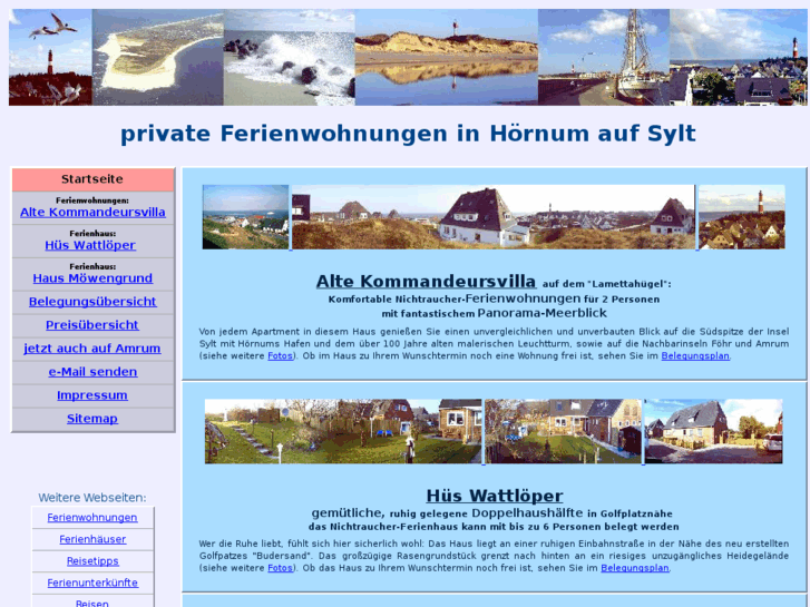 www.1a-ferienwohnungensylt.de