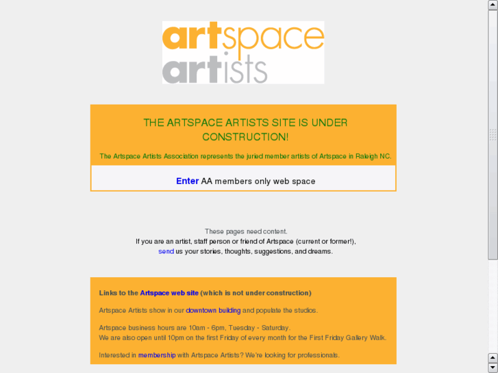 www.artspaceartists.org