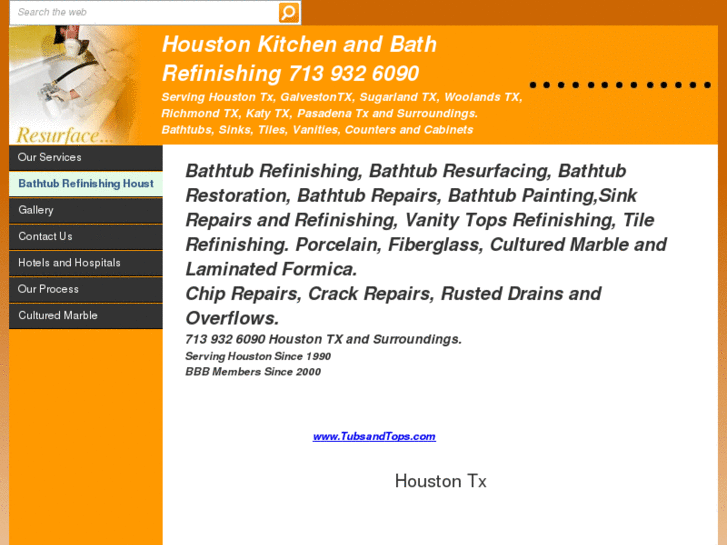 www.bathtubrefinishinghouston-repairs.com