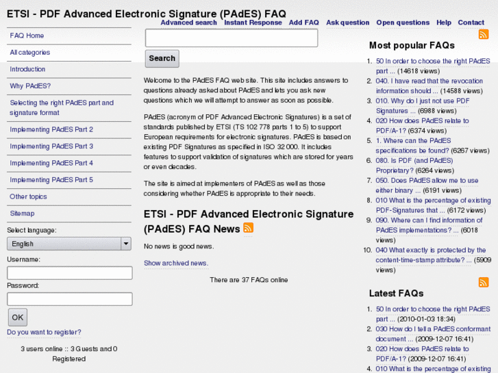 www.padesfaq.info