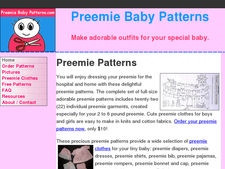 www.preemiebabypatterns.com