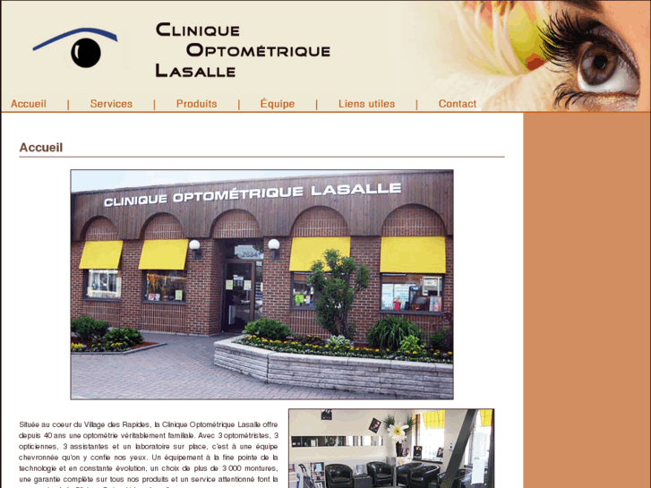 www.cliniqueoptometriquelasalle.com