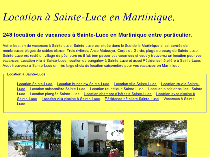 www.location-martinique-sainte-luce.com