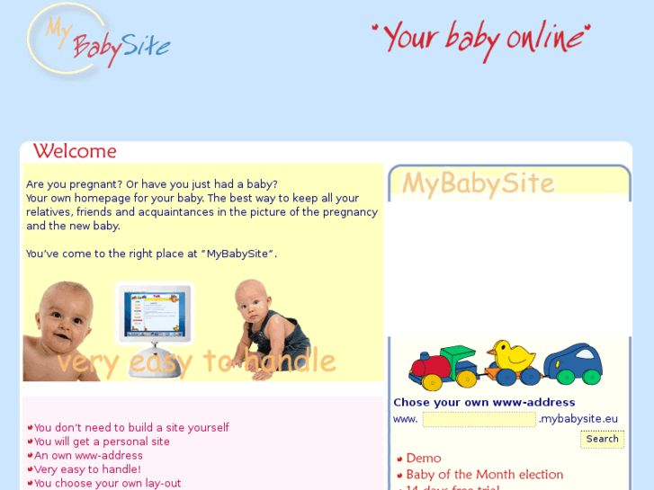 www.mybabysite.eu