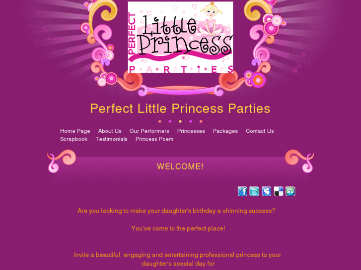 www.perfectlittleprincessparties.com