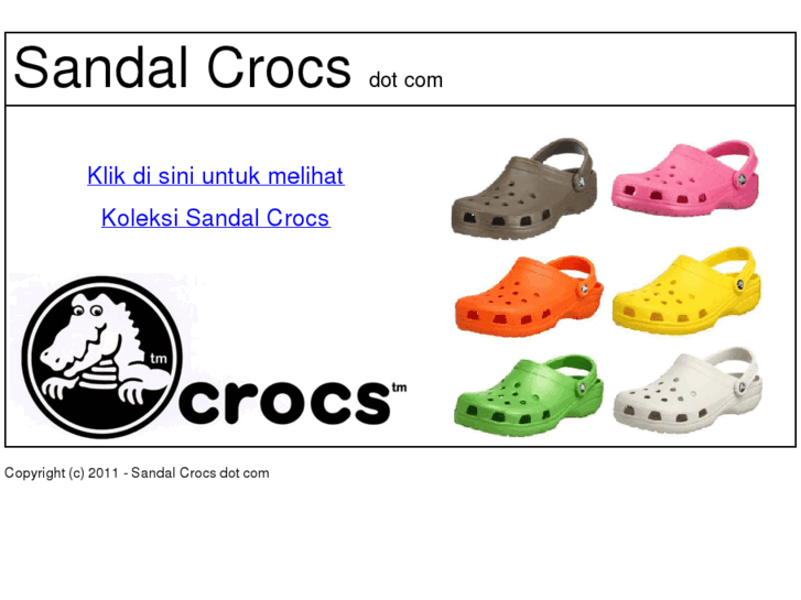 www.sandalcrocs.com