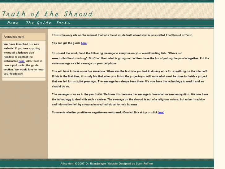www.truthoftheshroud.org
