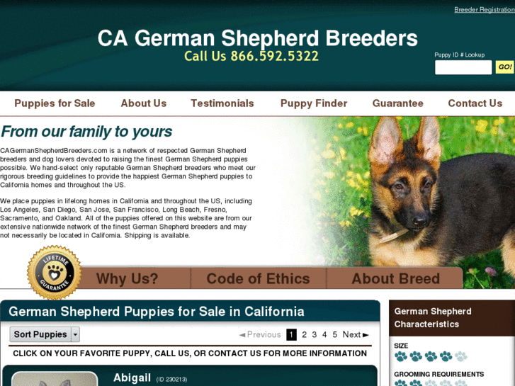 www.cagermanshepherdbreeders.com