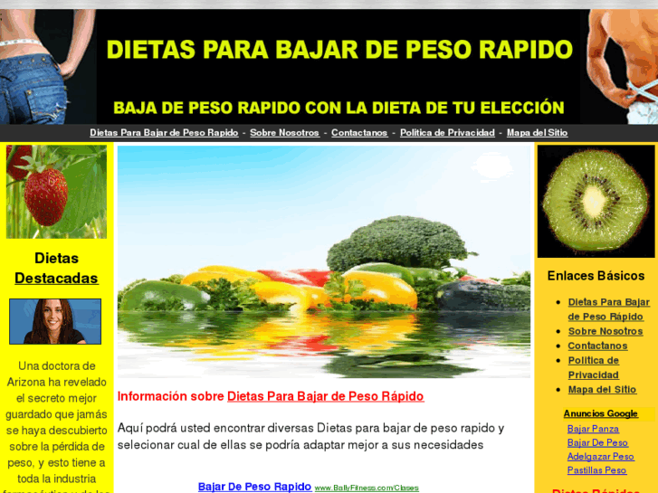 www.dietasparabajardepesorapido.com