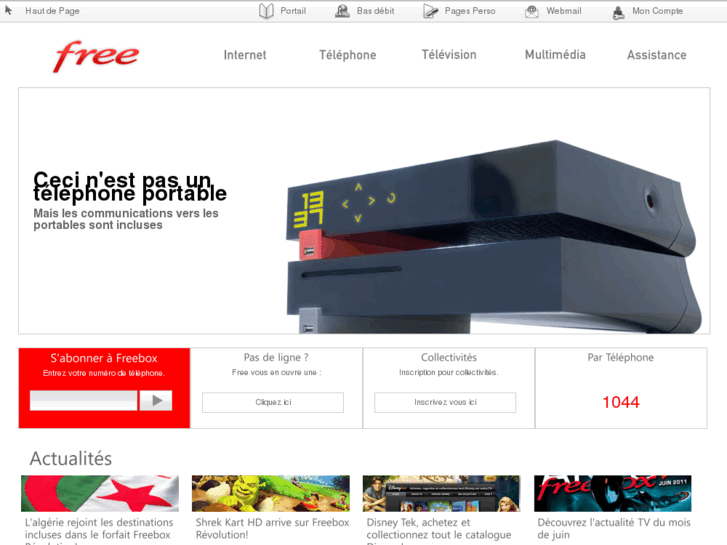 Free fr: Freebox la meilleure offre ADSL : Internet Téléphone Télévision Free fr: Freebox la meilleure offre ADSL : Internet Téléphone Télévision