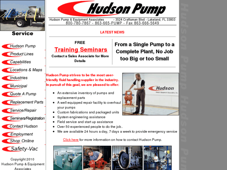 www.hudsonpump.com