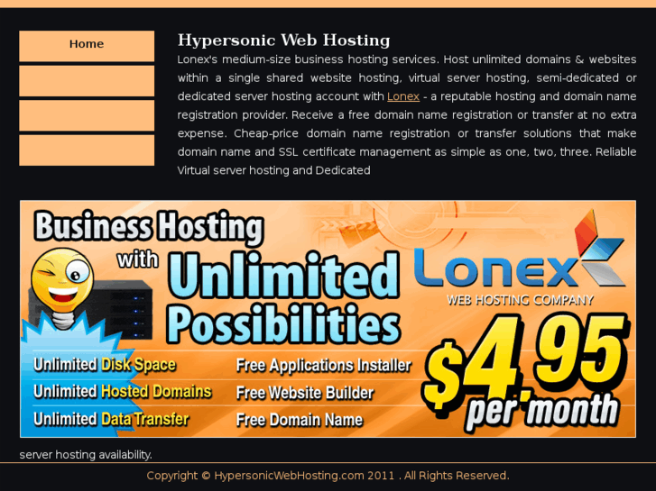 www.hypersonicwebhosting.com