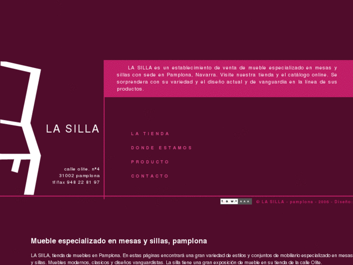 www.lasillapamplona.com