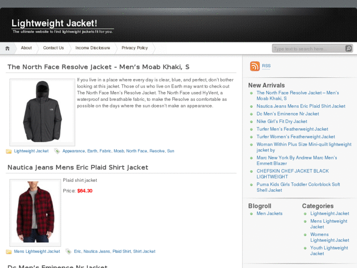 www.lightweightjacket.org