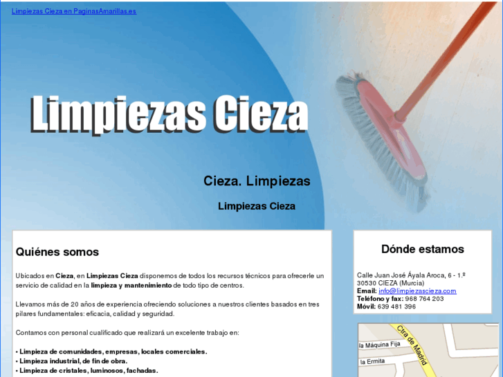 www.limpiezascieza.com