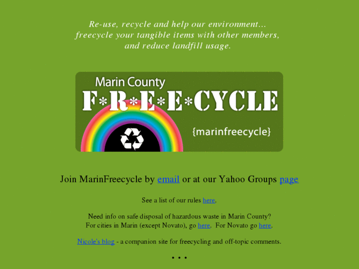 www.marincountyfreecycle.com