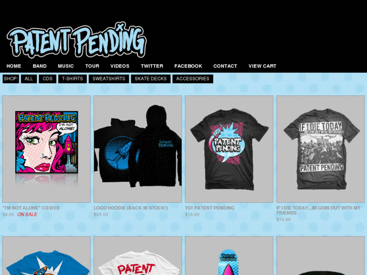 www.patentpendingmerch.com