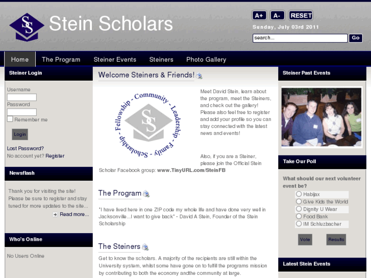 www.steinscholars.com