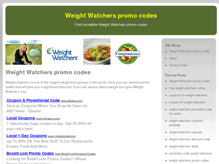 www.weightwatcherspromocode.com