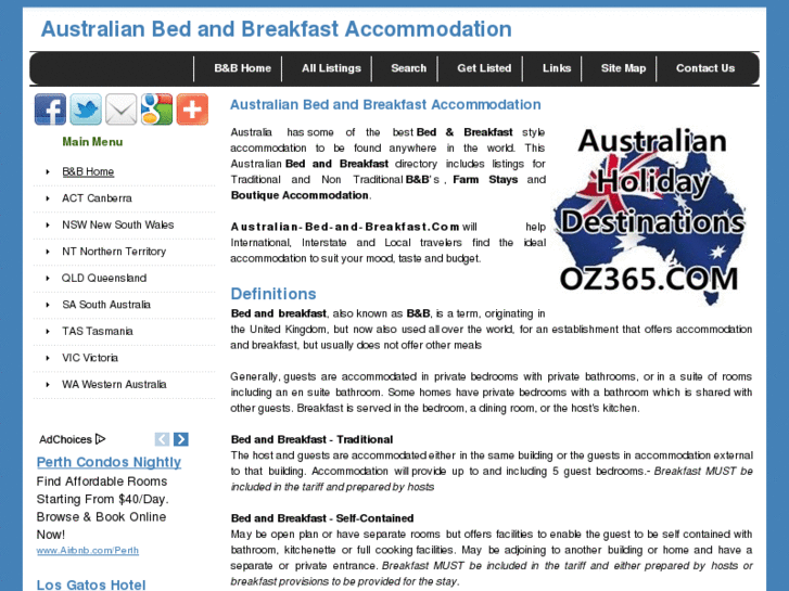 www.australian-bed-and-breakfast.com