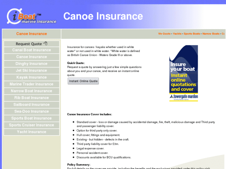 www.canoeinsurance.co.uk