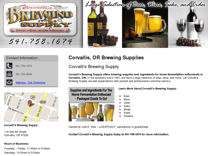 www.corvallisbrewingsupply.com