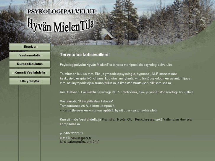 www.psykologihyvanmielentila.fi