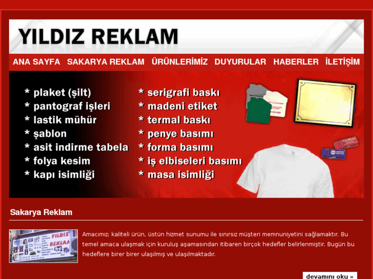 www.sakaryayildizreklam.com