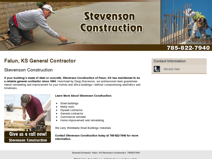 www.stevensonconstructionks.com