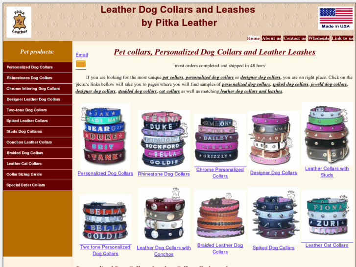 www.collars-pitkaleather.com