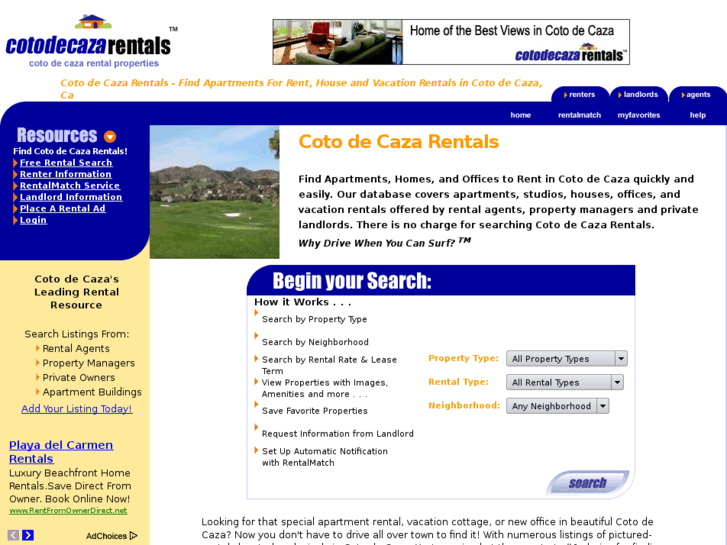 www.cotodecazarentals.com