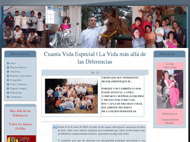 www.cuantavidaespecial.com.ar