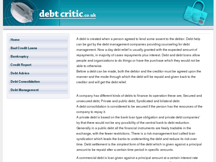 www.debtcritic.co.uk