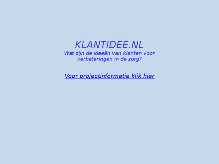 www.klantidee.nl