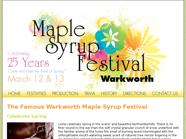 www.maplesyrupfestival.com