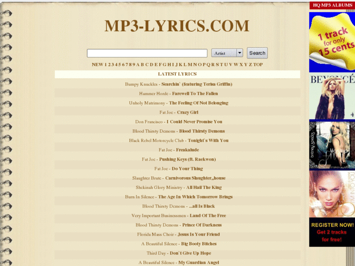 www.mp3-lyrics.com